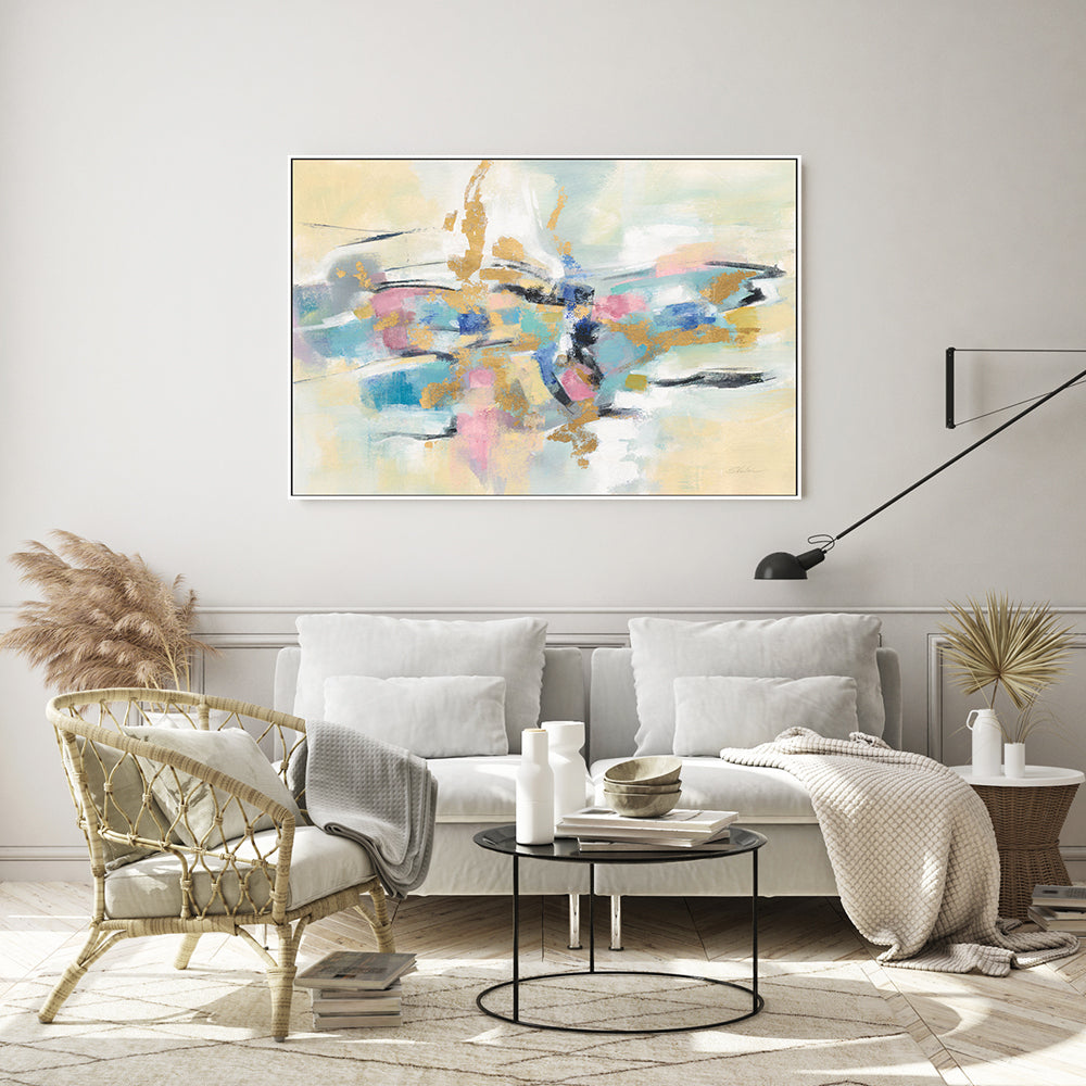 wall-art-print-canvas-poster-framed-Kimono Fragment , By Silvia Vassileva-GIOIA-WALL-ART