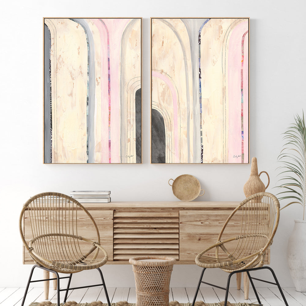 wall-art-print-canvas-poster-framed-Kindness, Style A & B, Set Of 2 , By Courtney Prahl-GIOIA-WALL-ART