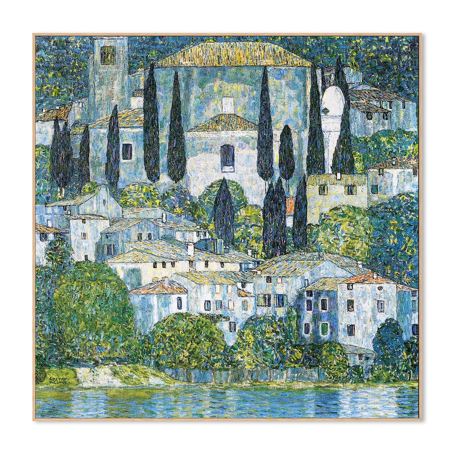 wall-art-print-canvas-poster-framed-Kirche In Cassone (1913)-4