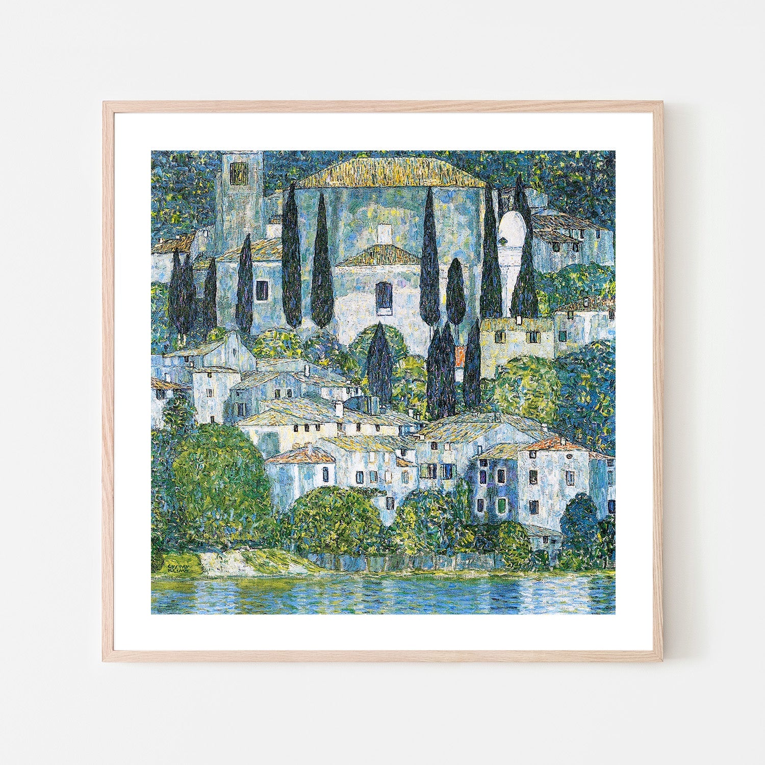 wall-art-print-canvas-poster-framed-Kirche In Cassone (1913)-6