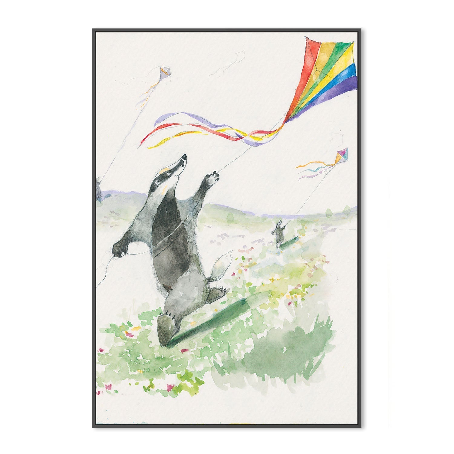 wall-art-print-canvas-poster-framed-Kite Flyer , By Animo Alphabets-3