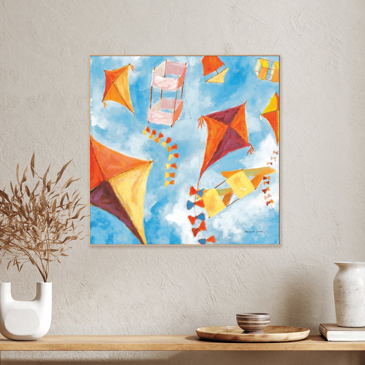 wall-art-print-canvas-poster-framed-Kites-2