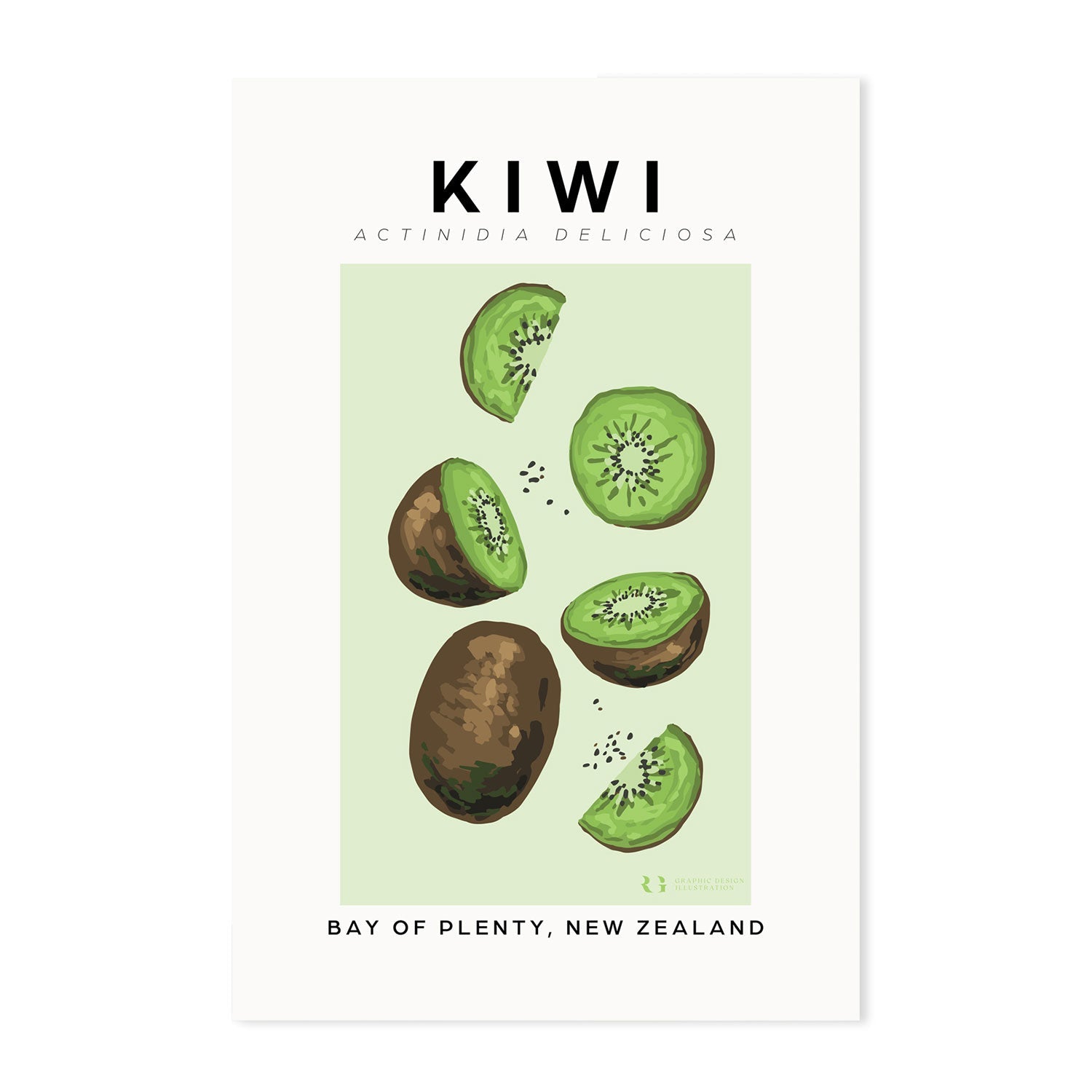 wall-art-print-canvas-poster-framed-Kiwi-by-Rosalyn Gray-Gioia Wall Art