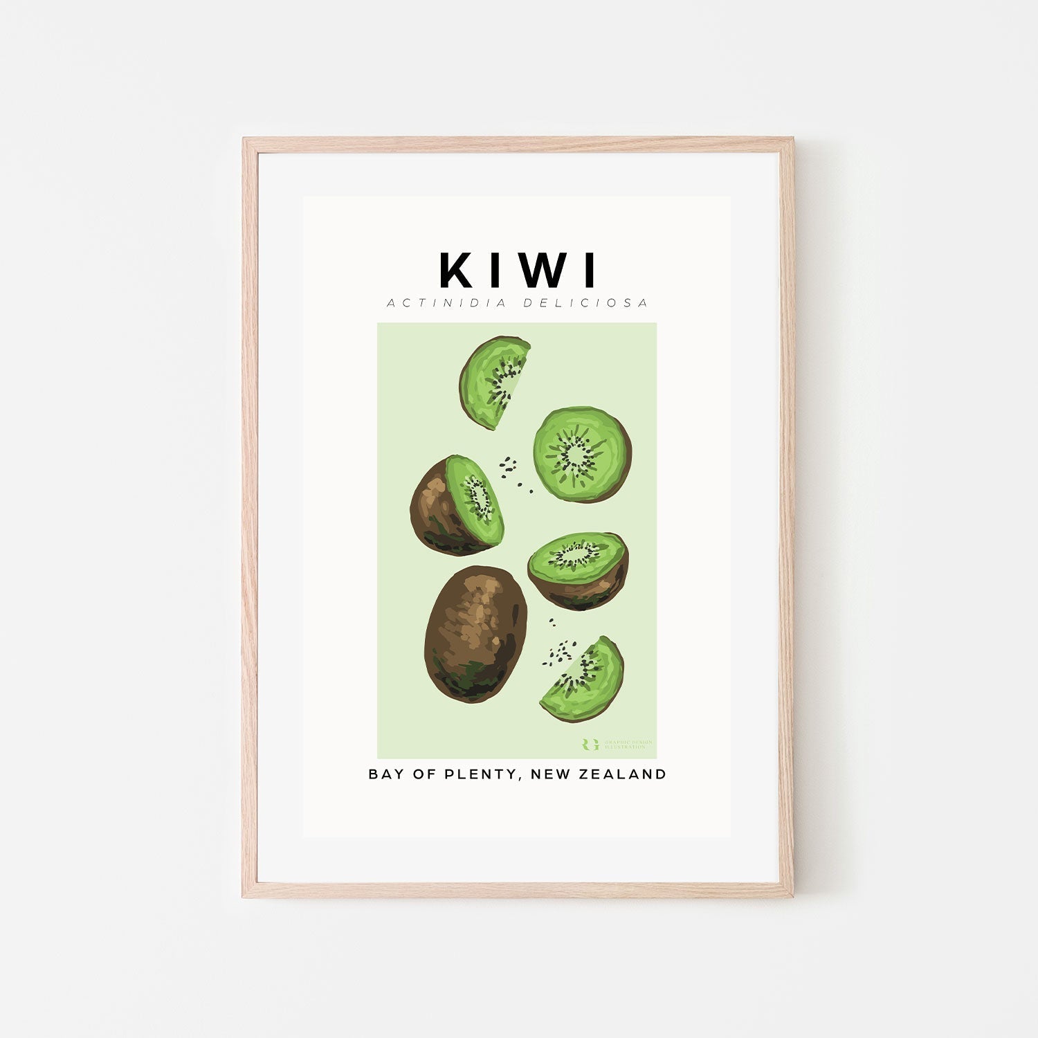wall-art-print-canvas-poster-framed-Kiwi-by-Rosalyn Gray-Gioia Wall Art