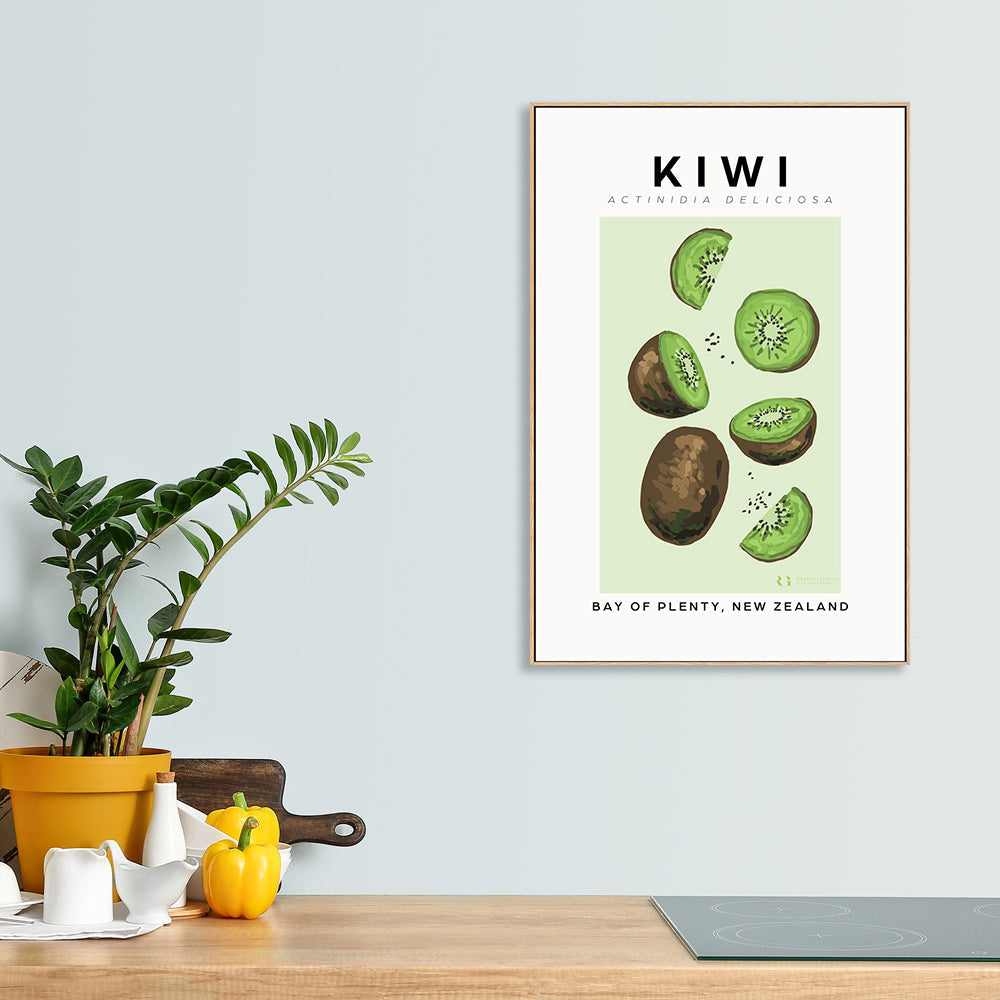 wall-art-print-canvas-poster-framed-Kiwi-by-Rosalyn Gray-Gioia Wall Art