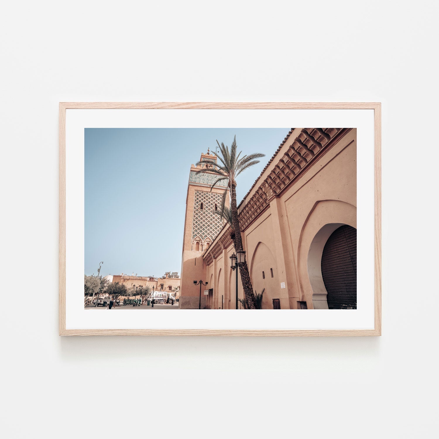 wall-art-print-canvas-poster-framed-Kutubiyya Mosque, Marrakech, Morocco, Style A , By Josh Silver-6