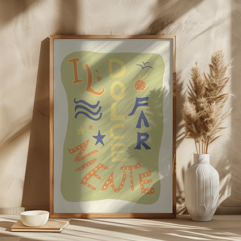wall-art-print-canvas-poster-framed-La Dolce Far Niente , By Studio Dolci-2