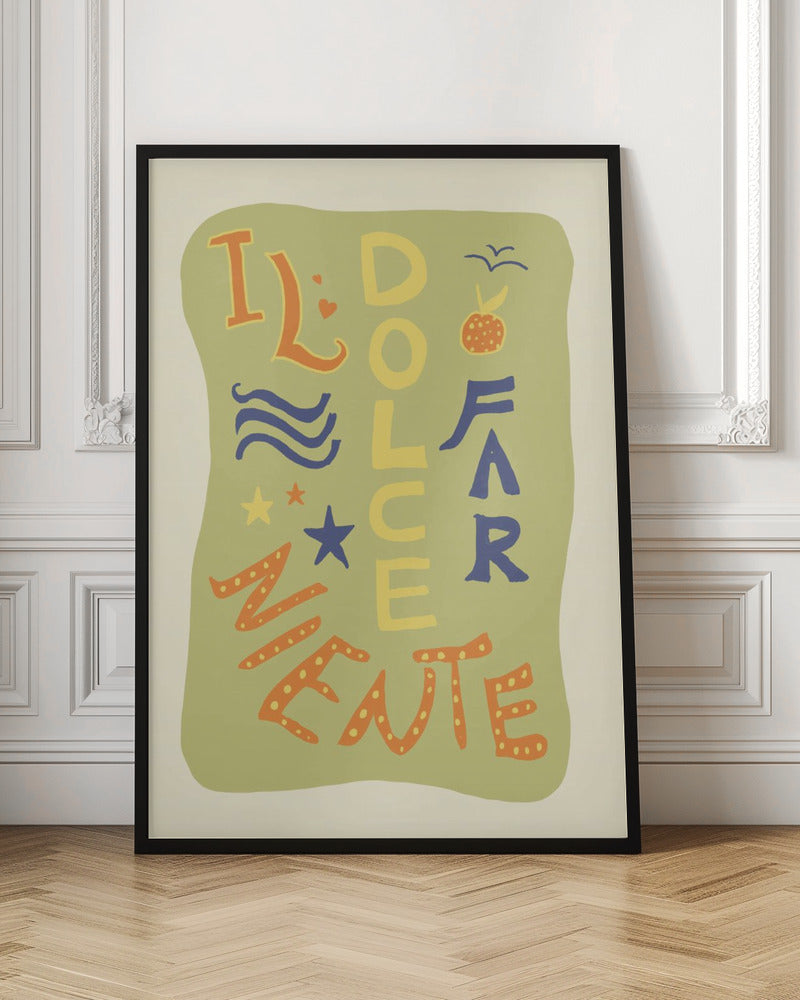 wall-art-print-canvas-poster-framed-La Dolce Far Niente , By Studio Dolci-3