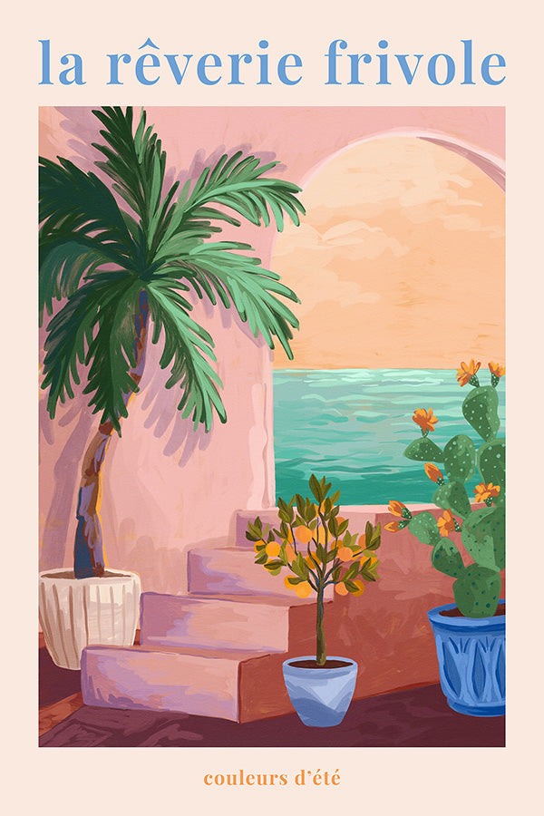 wall-art-print-canvas-poster-framed-La RAaverie Frivole - Palm-1