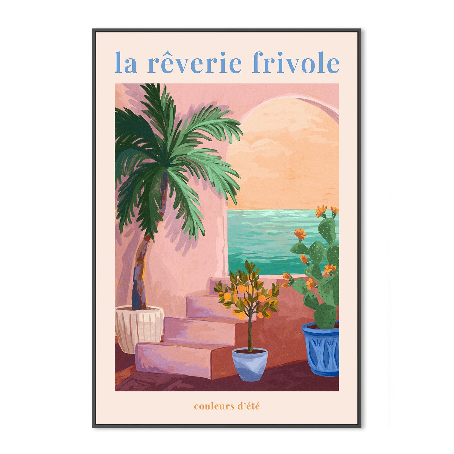 wall-art-print-canvas-poster-framed-La RAaverie Frivole - Palm-3