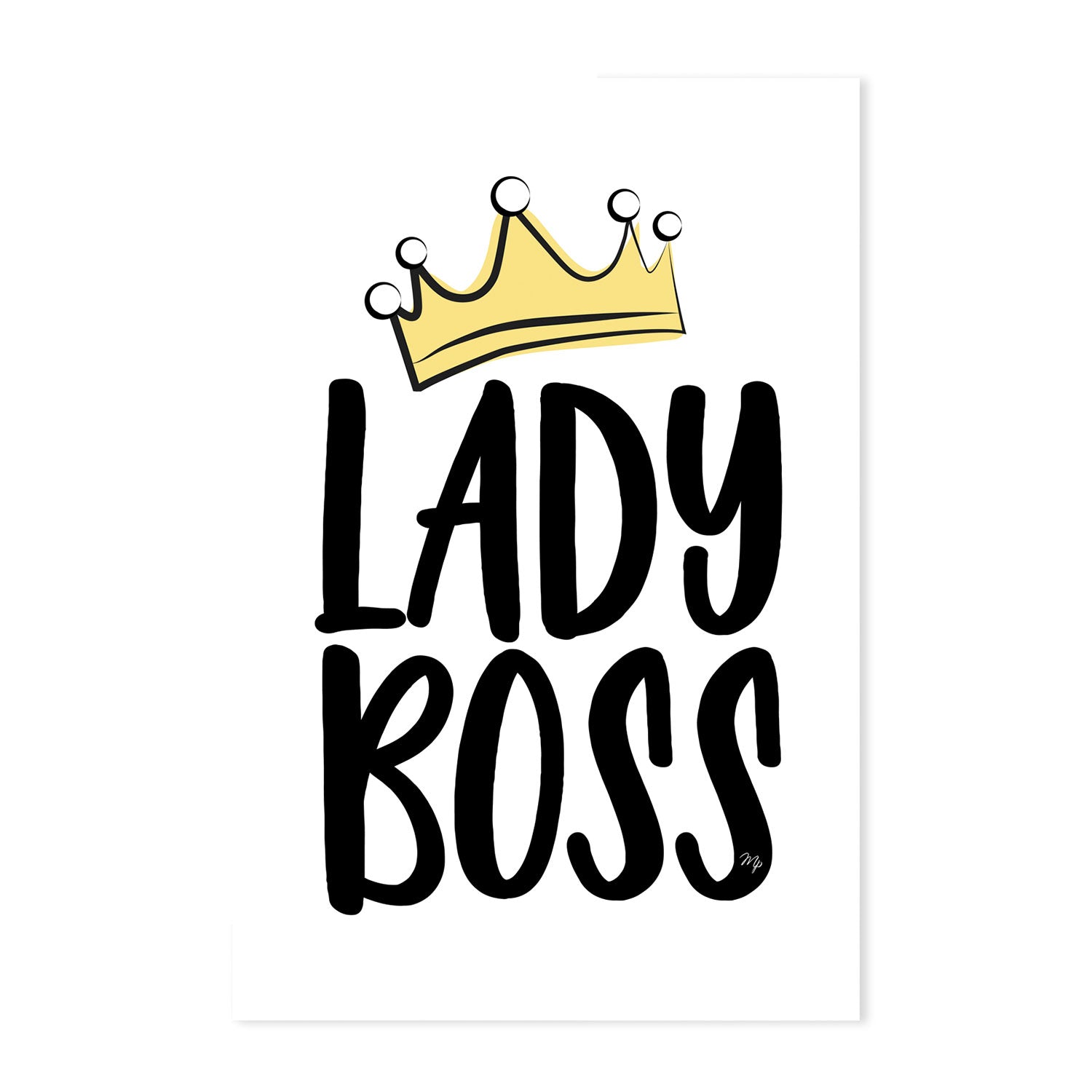wall-art-print-canvas-poster-framed-Lady Boss-GIOIA-WALL-ART