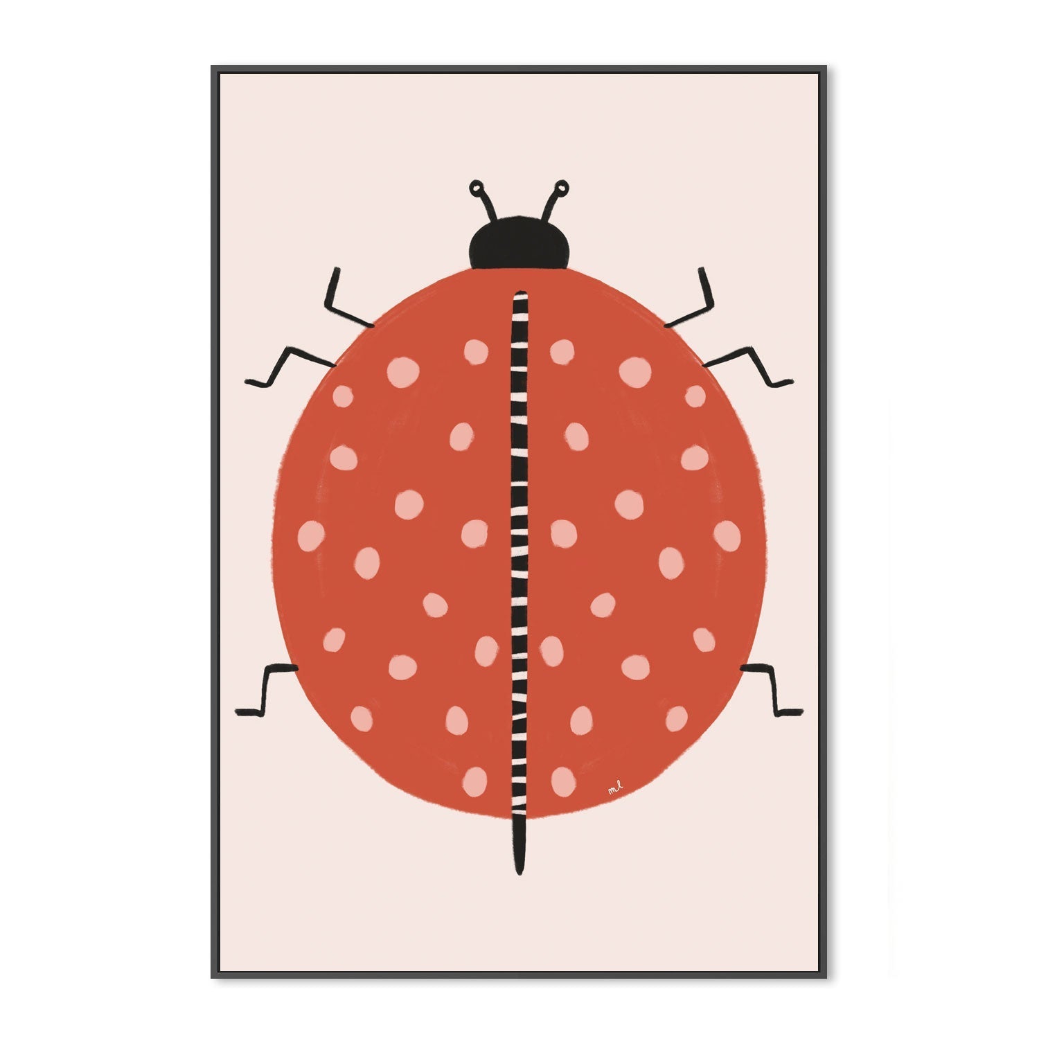 wall-art-print-canvas-poster-framed-Ladybug , By Menina Lisboa-3