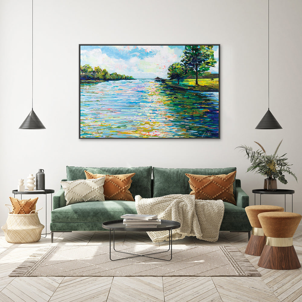 wall-art-print-canvas-poster-framed-Lake View-by-Jeanette Vertentes-Gioia Wall Art
