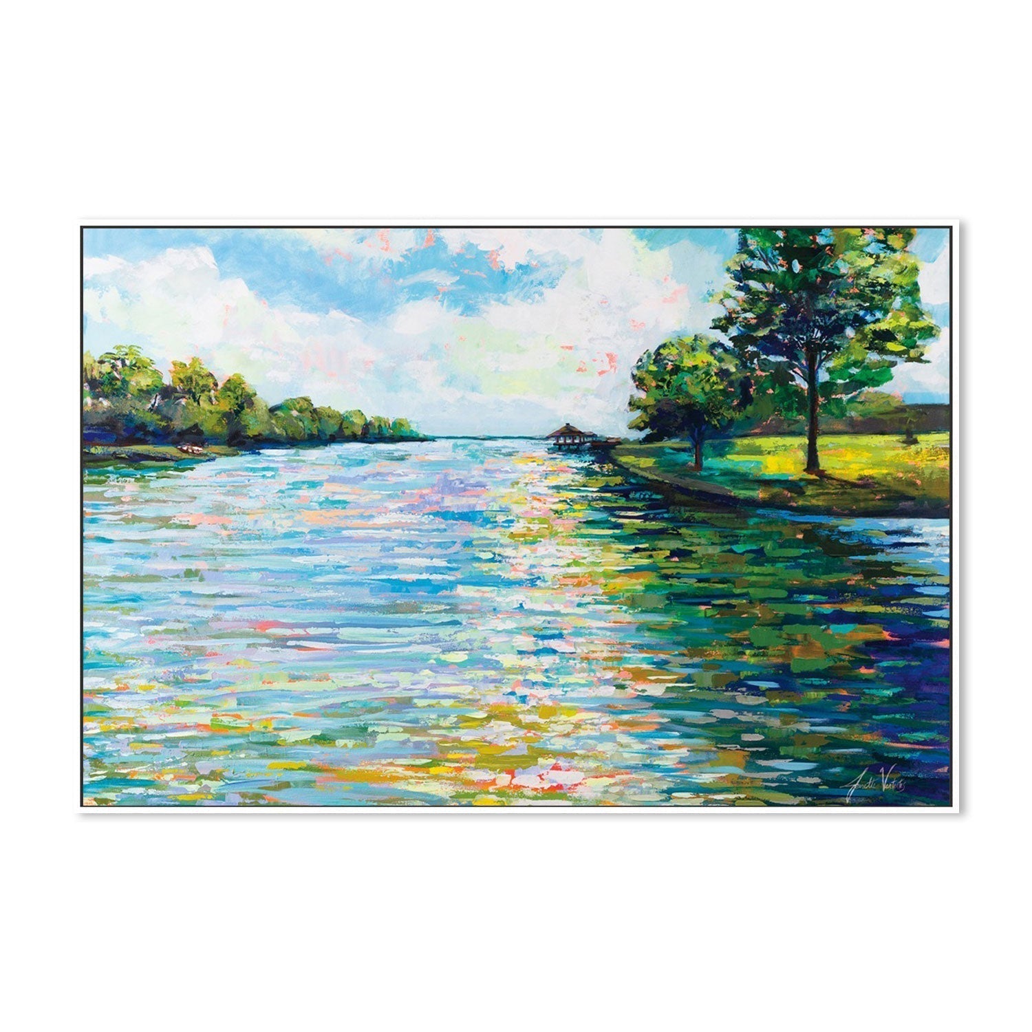 wall-art-print-canvas-poster-framed-Lake View-by-Jeanette Vertentes-Gioia Wall Art