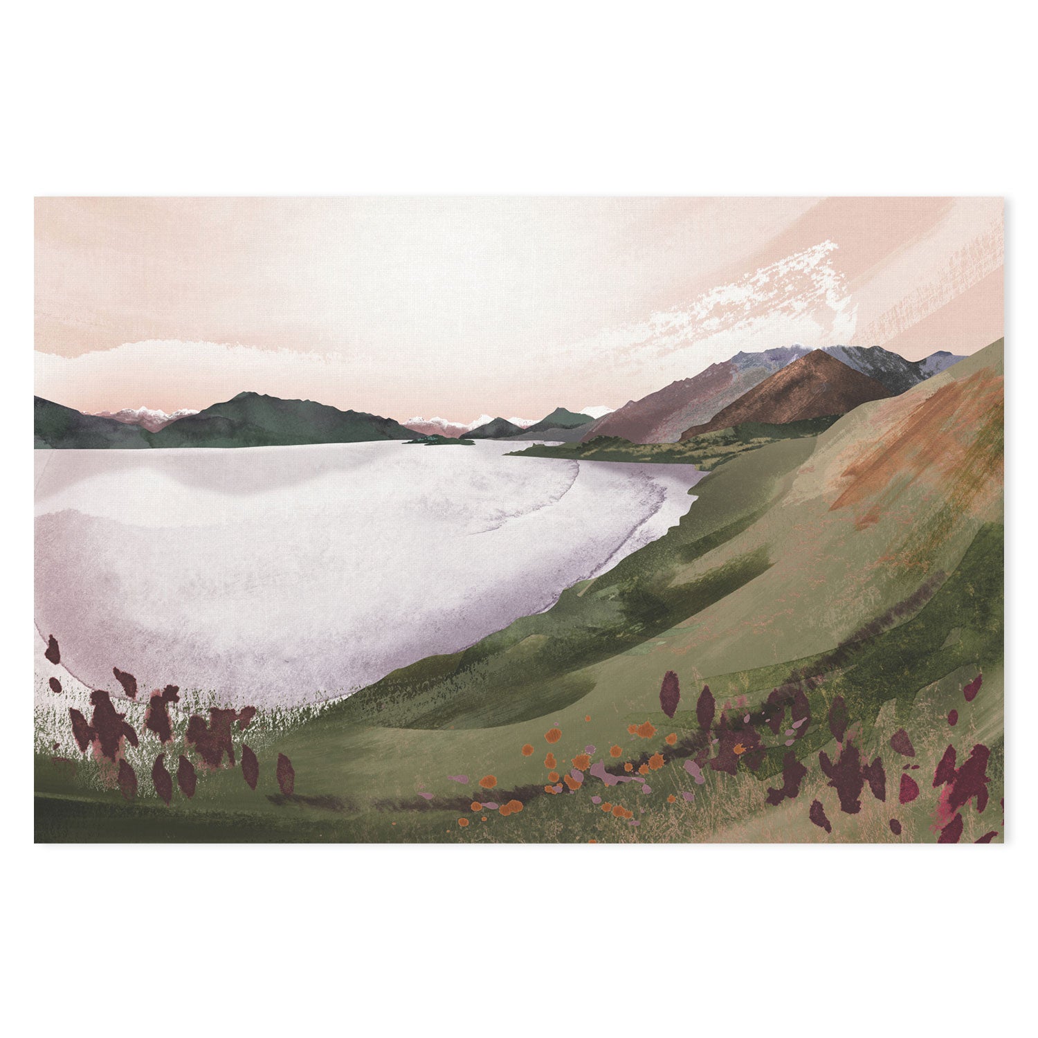 wall-art-print-canvas-poster-framed-Lake Wakatipu-by-Dear Musketeer Studio-Gioia Wall Art