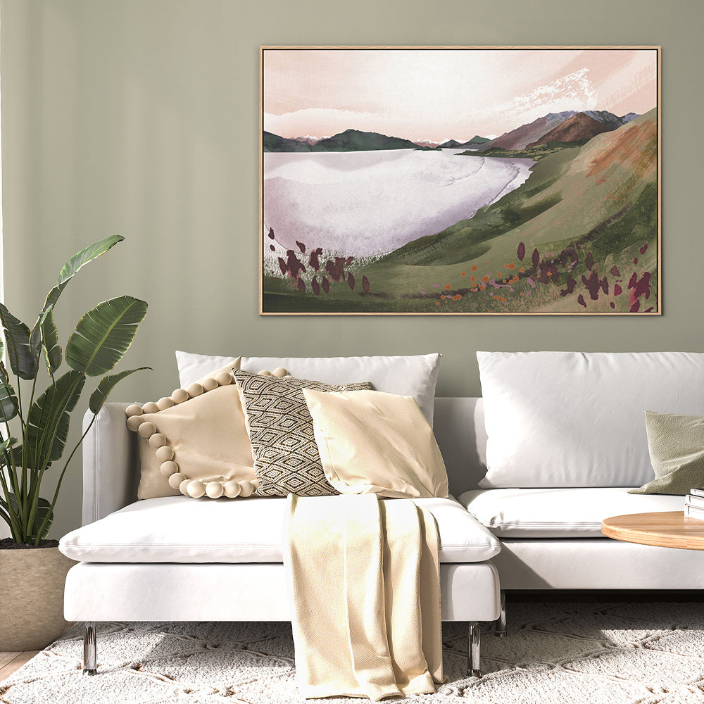wall-art-print-canvas-poster-framed-Lake Wakatipu-by-Dear Musketeer Studio-Gioia Wall Art
