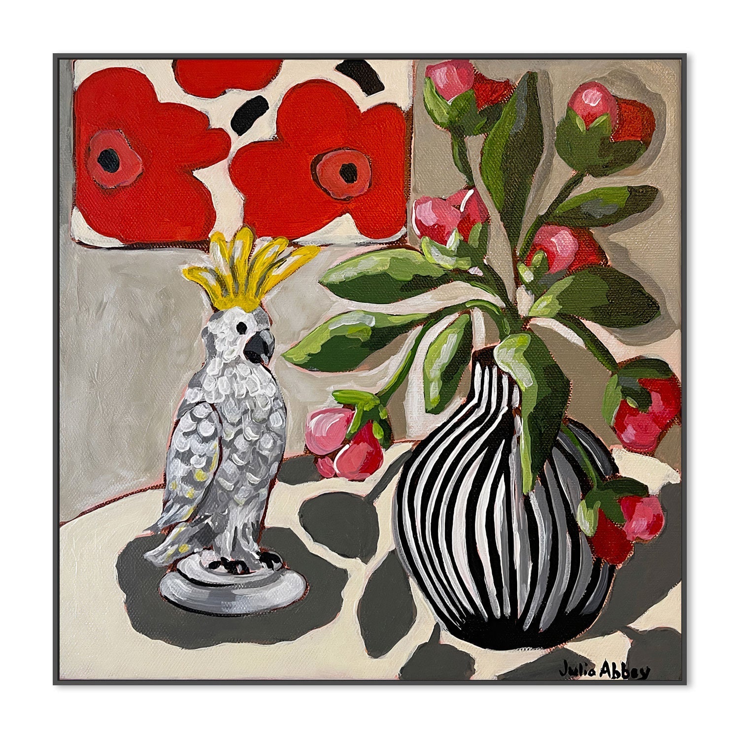wall-art-print-canvas-poster-framed-Lamp Light , By Julia Abbey-3