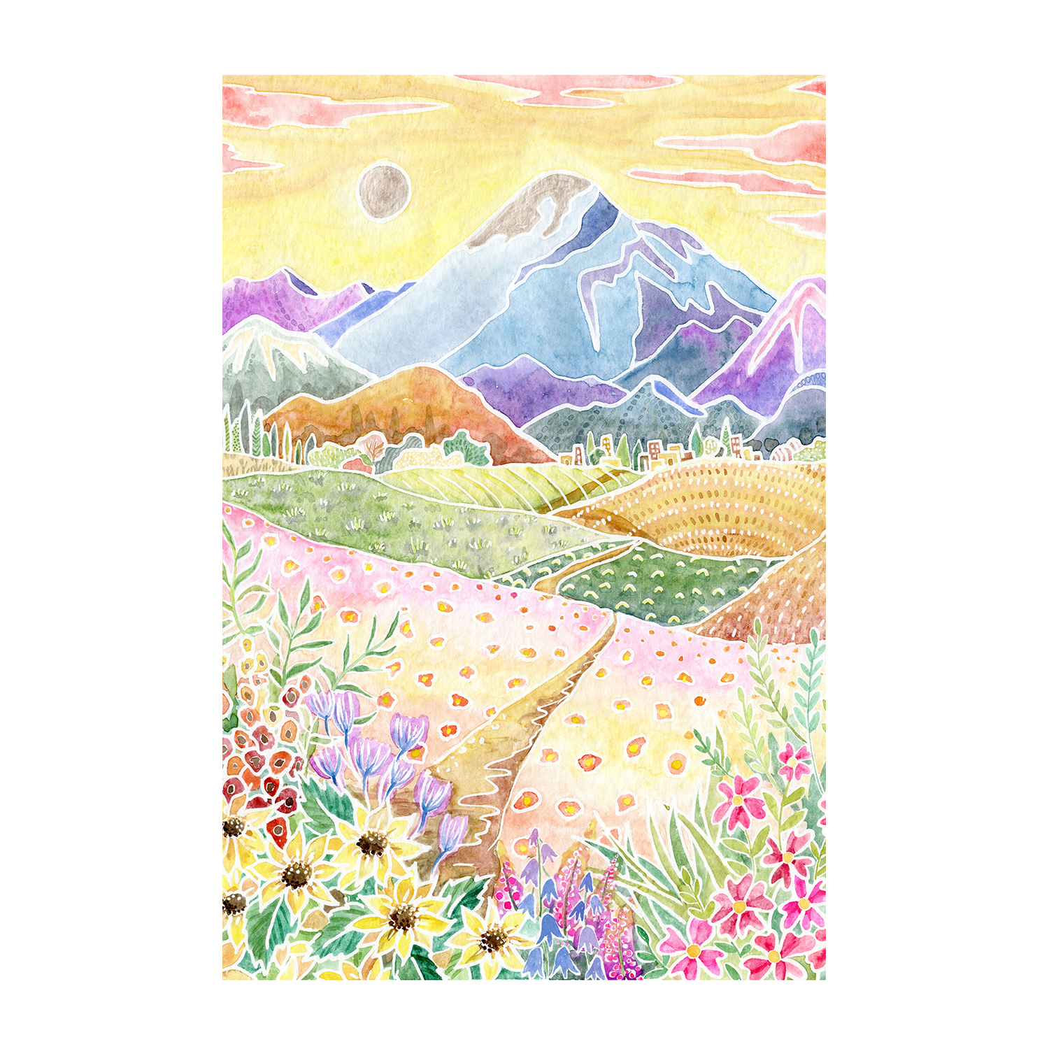 wall-art-print-canvas-poster-framed-Landscape , By Jessie Mitchelson-1