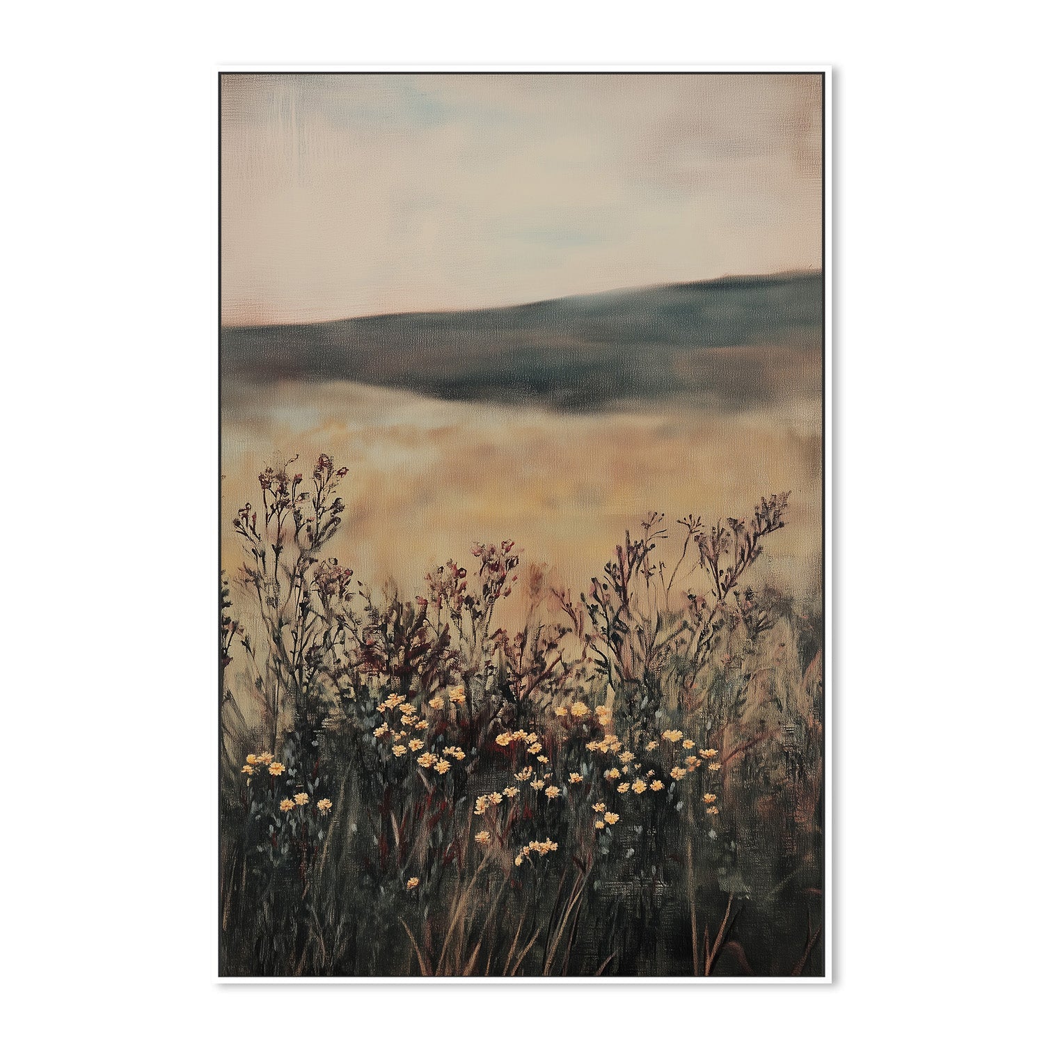 wall-art-print-canvas-poster-framed-Landscape Flower-5