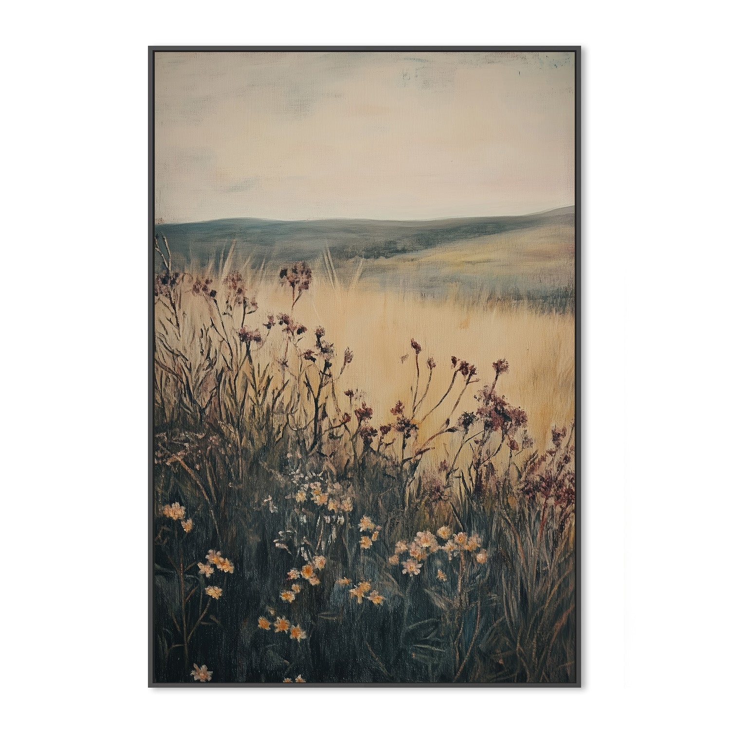 wall-art-print-canvas-poster-framed-Landscape Wild Flower-3