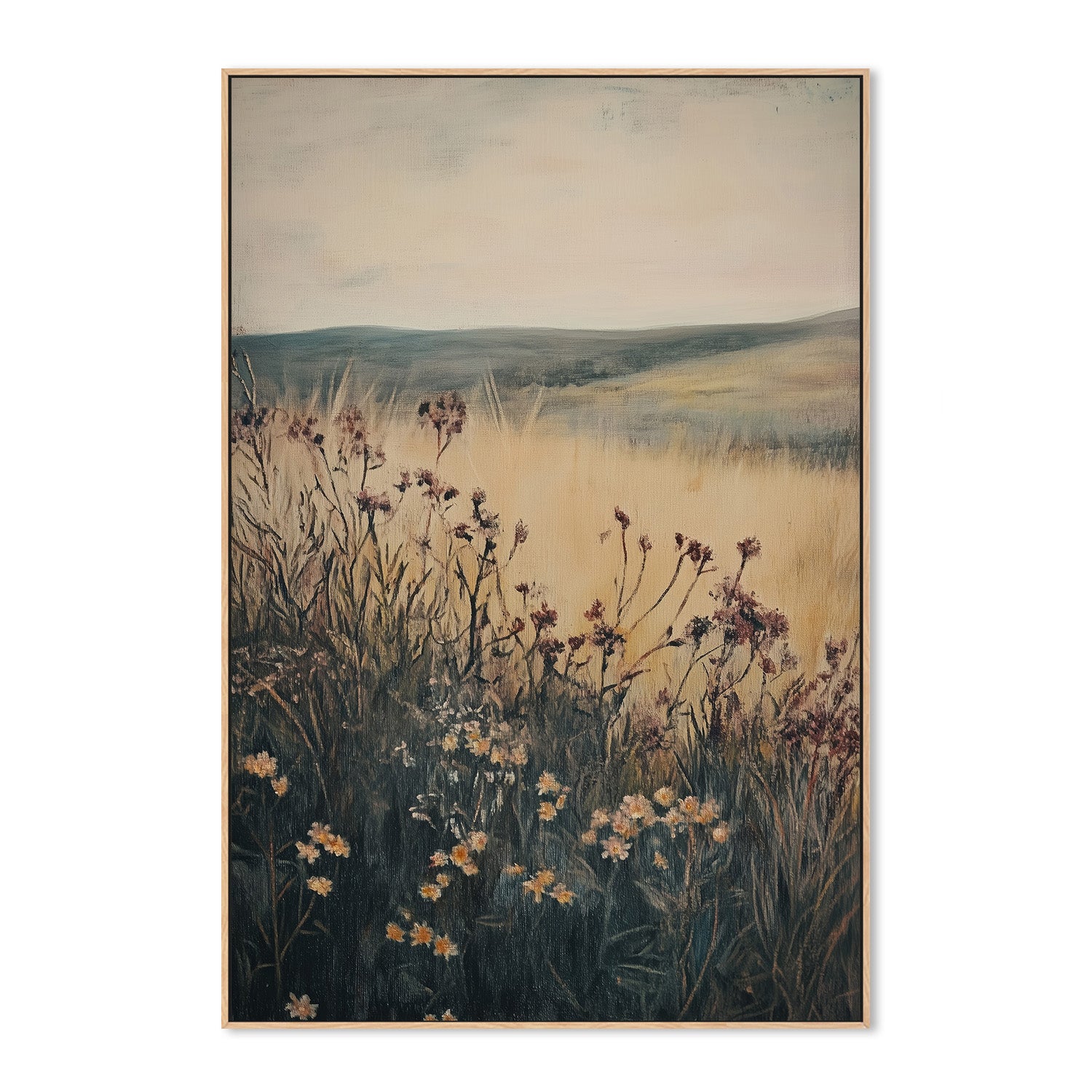 wall-art-print-canvas-poster-framed-Landscape Wild Flower-4