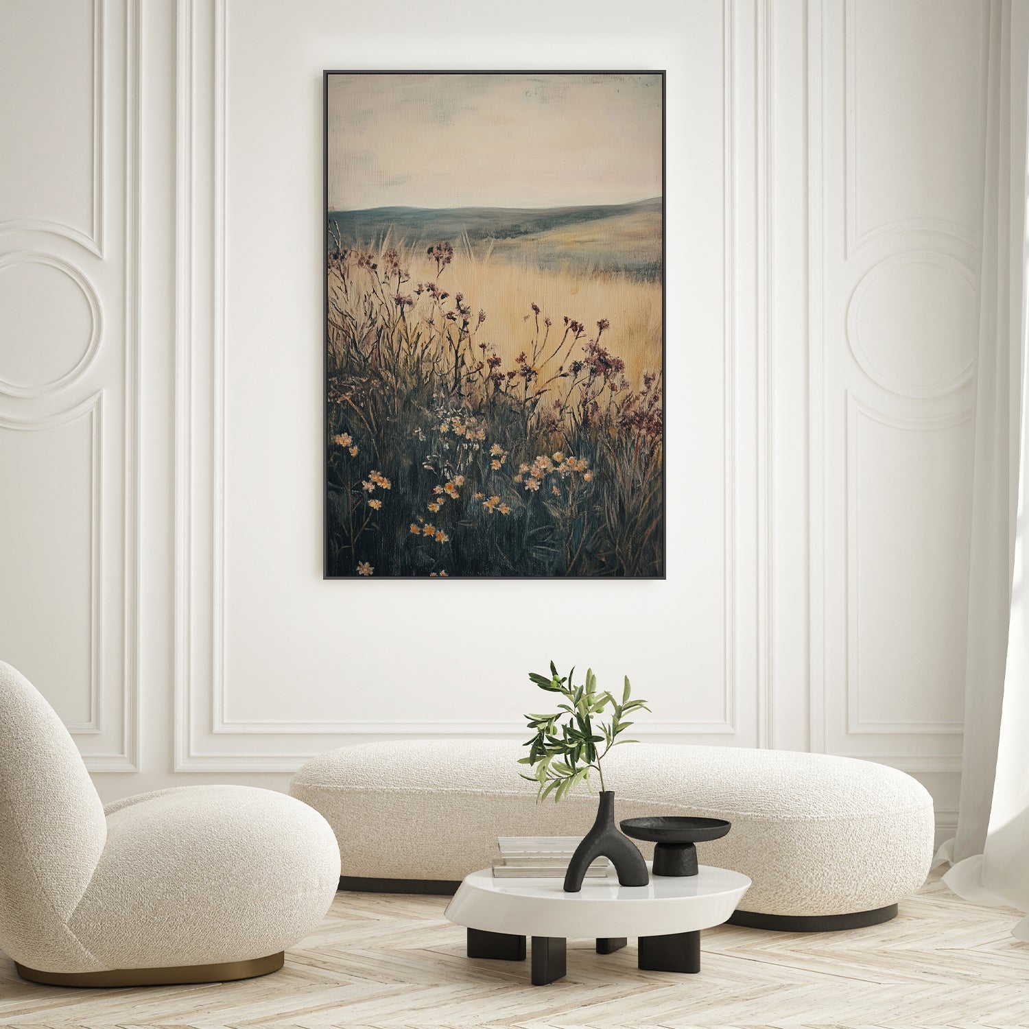 wall-art-print-canvas-poster-framed-Landscape Wild Flower-7