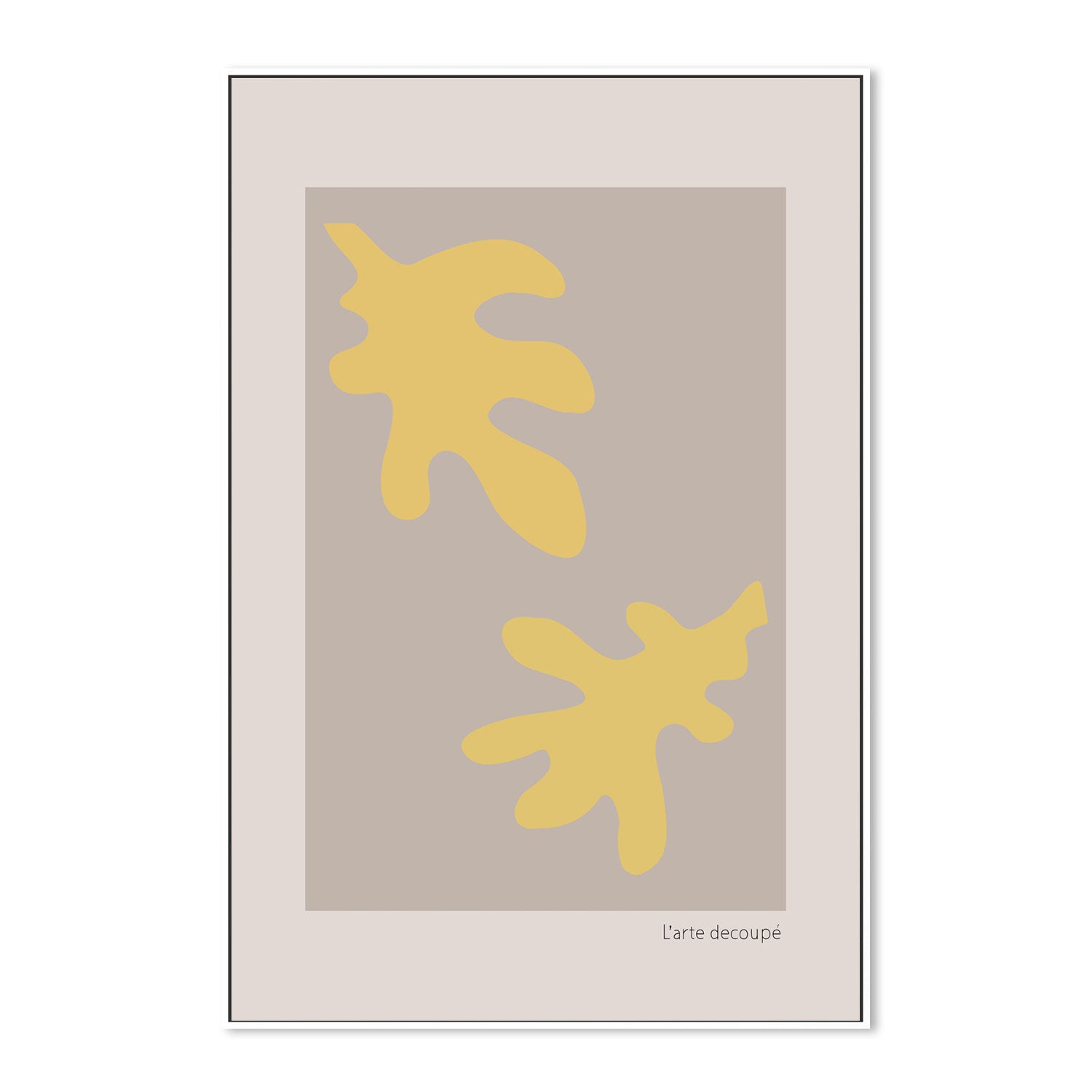 wall-art-print-canvas-poster-framed-L'arte découpe, Style D-GIOIA-WALL-ART