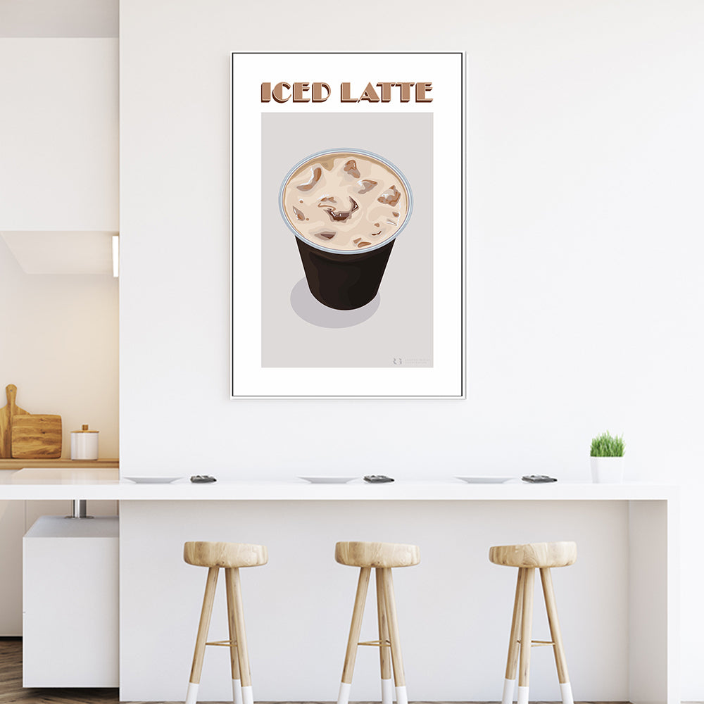 wall-art-print-canvas-poster-framed-Latte-by-Rosalyn Gray-Gioia Wall Art