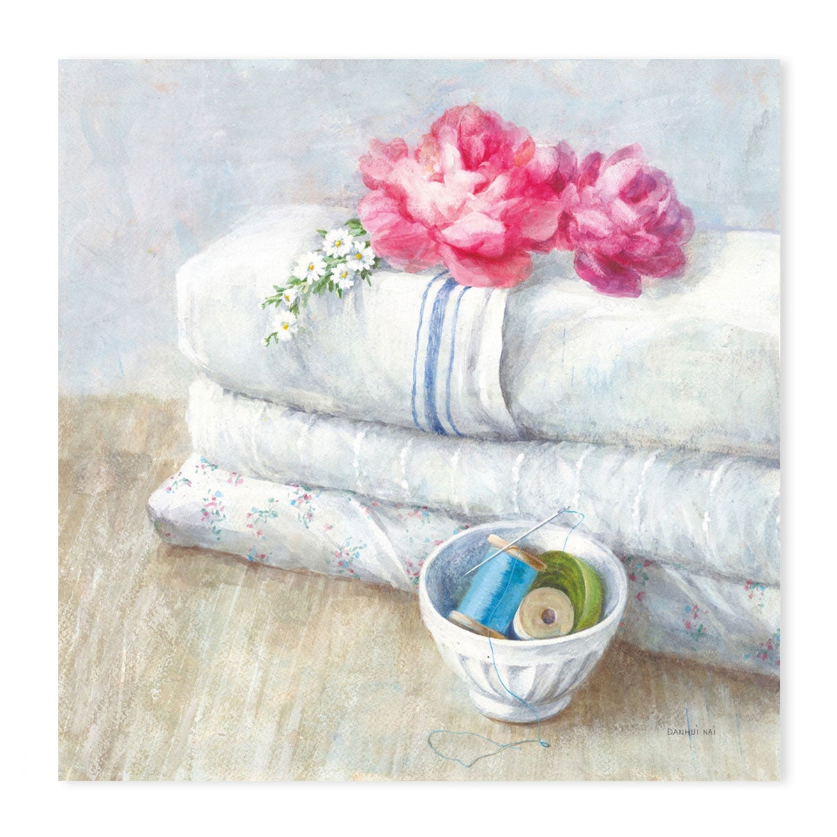 wall-art-print-canvas-poster-framed-Laundry Day, Style C-by-Danhui Nai-Gioia Wall Art