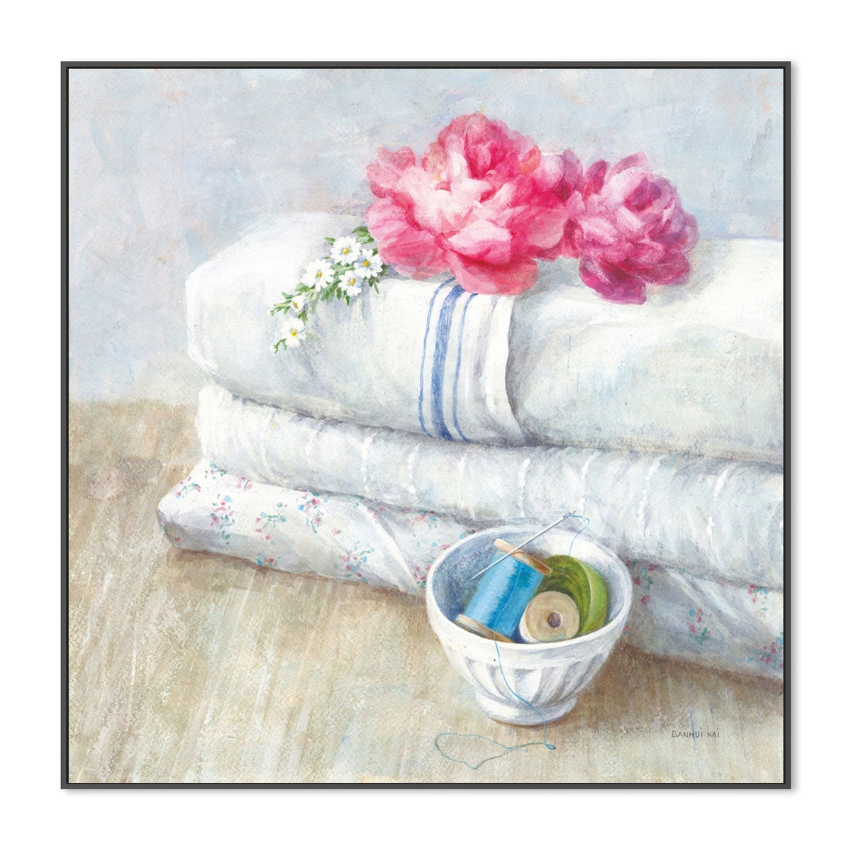 wall-art-print-canvas-poster-framed-Laundry Day, Style C-by-Danhui Nai-Gioia Wall Art