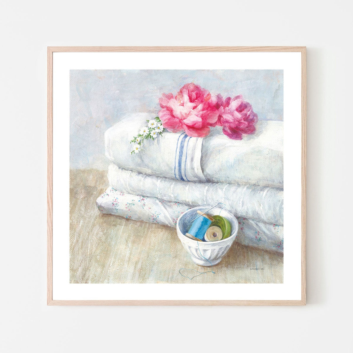 wall-art-print-canvas-poster-framed-Laundry Day, Style C-by-Danhui Nai-Gioia Wall Art