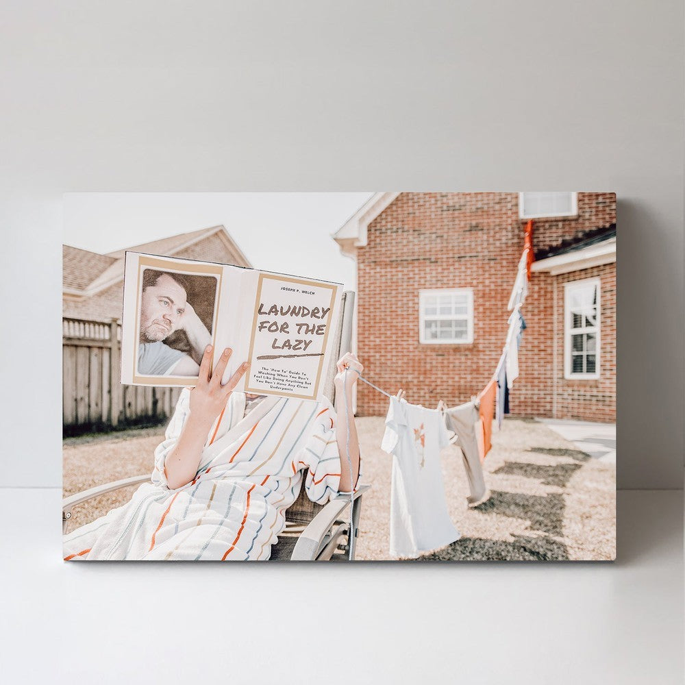 wall-art-print-canvas-poster-framed-Laundry For The Lazy, By Mike Melnotte-by-Plus X Studio-Gioia Wall Art