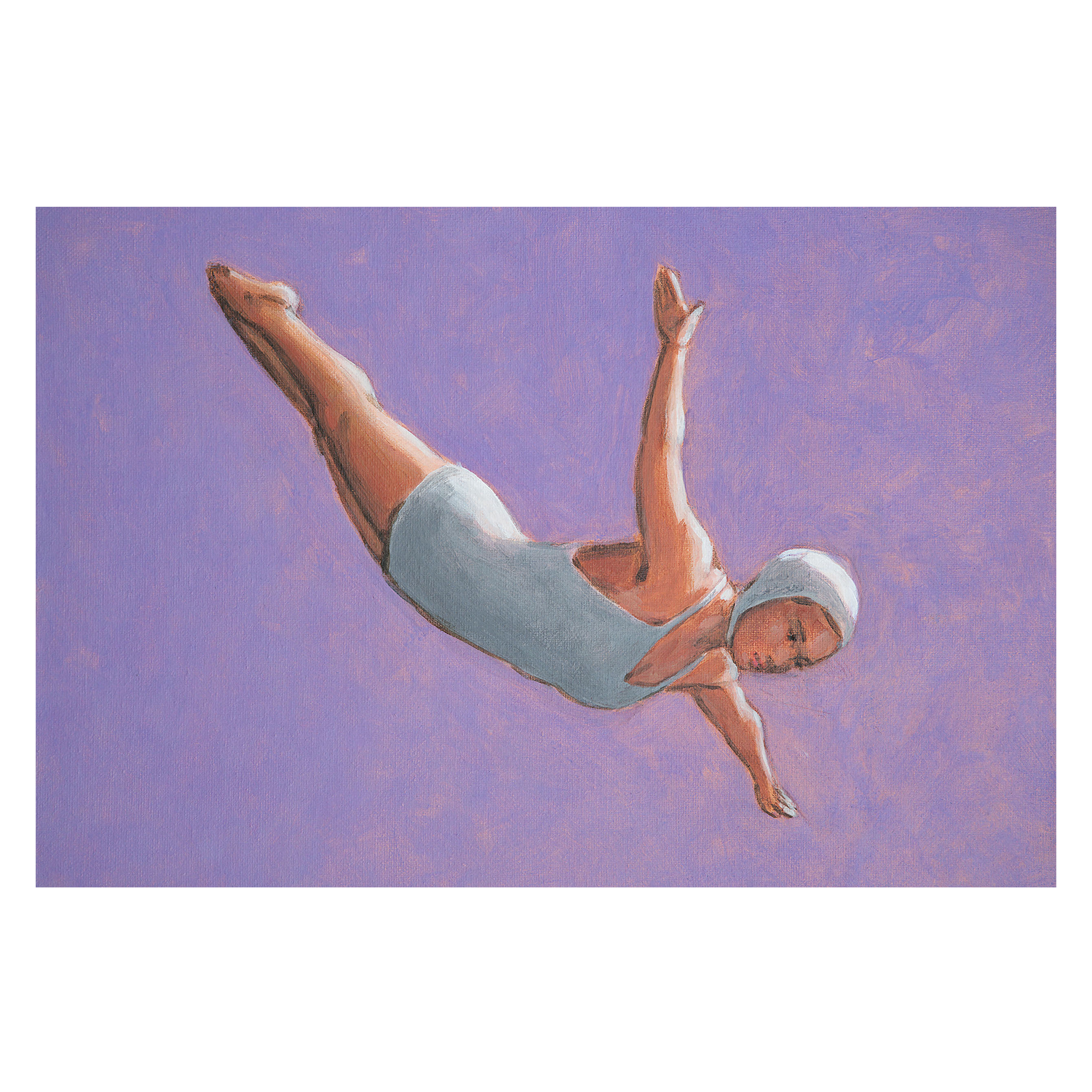 wall-art-print-canvas-poster-framed-Lavender Diver , By Sarah Morrissette-1