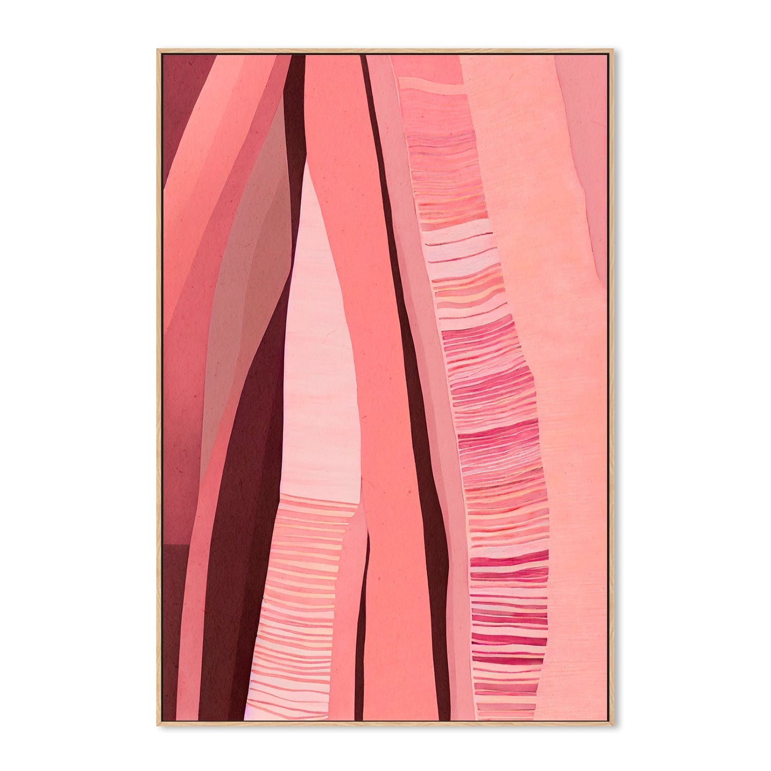 wall-art-print-canvas-poster-framed-Layers Of Pink , By Treechild-GIOIA-WALL-ART