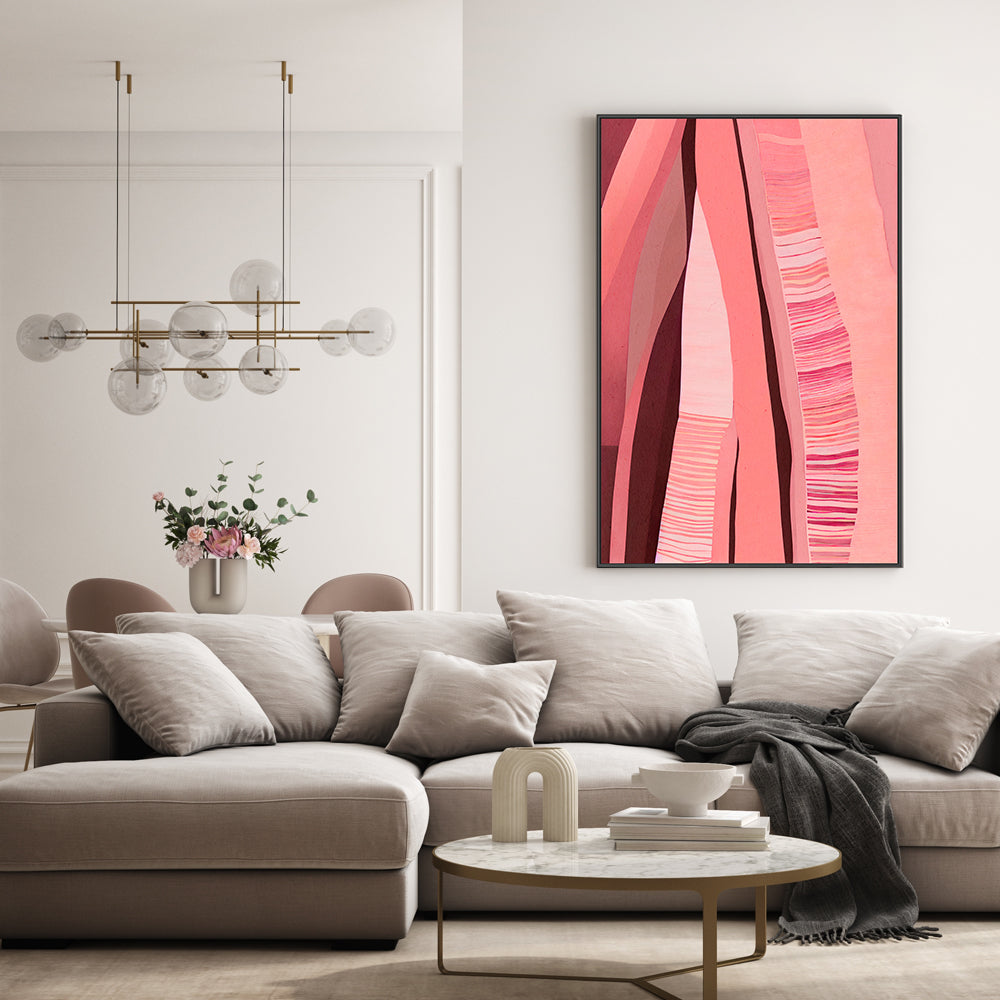 wall-art-print-canvas-poster-framed-Layers Of Pink , By Treechild-GIOIA-WALL-ART