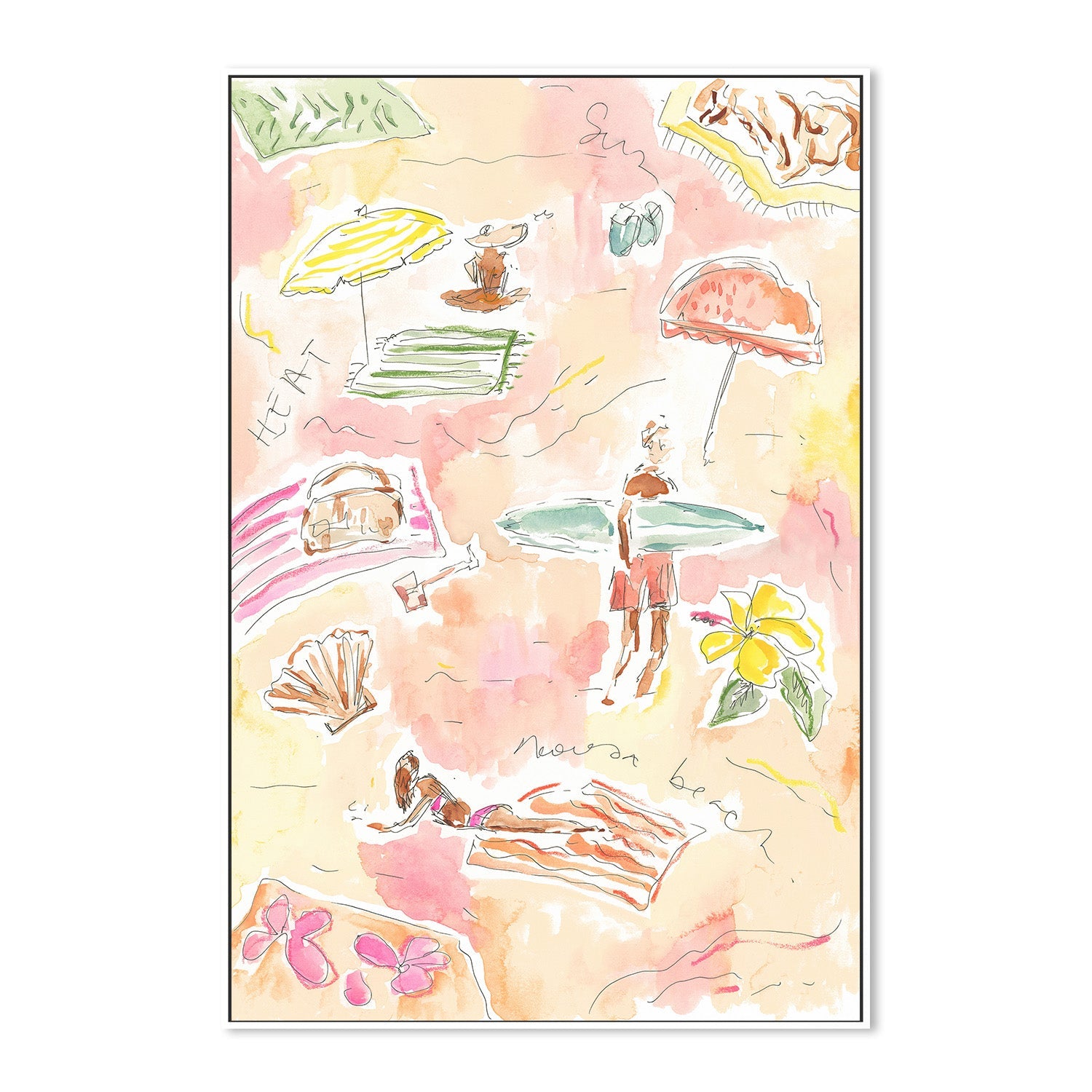 wall-art-print-canvas-poster-framed-Lazy Days , By Cass Deller-5