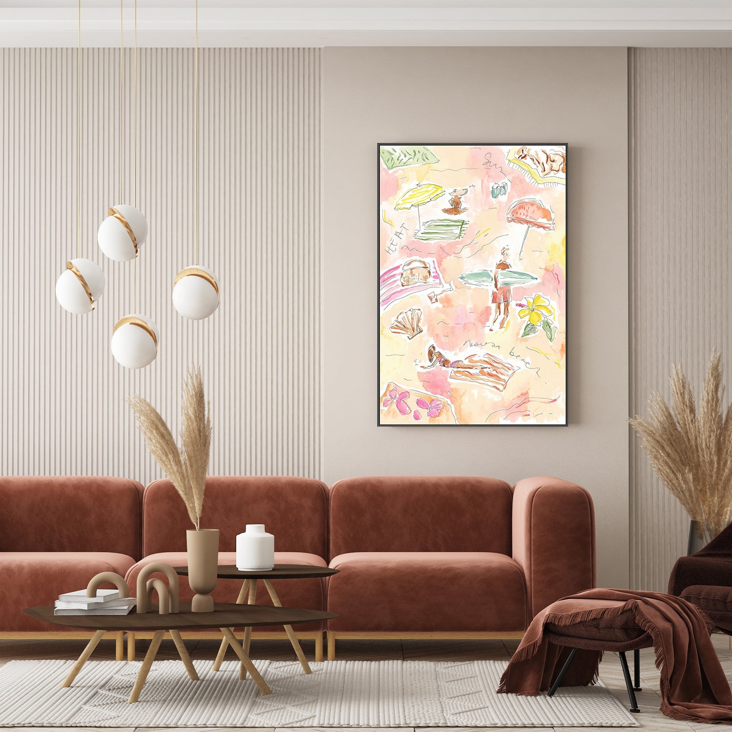 wall-art-print-canvas-poster-framed-Lazy Days , By Cass Deller-7