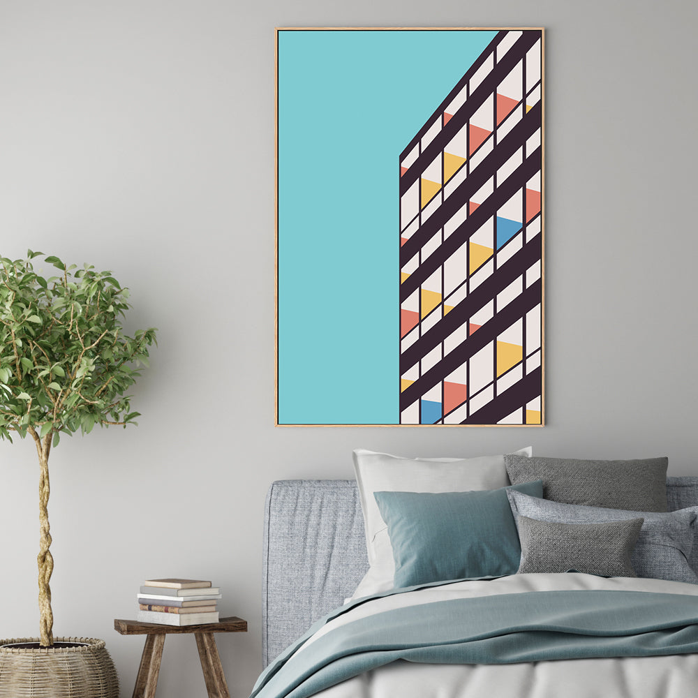 wall-art-print-canvas-poster-framed-Le Corbusier, By Florent Bodart-GIOIA-WALL-ART