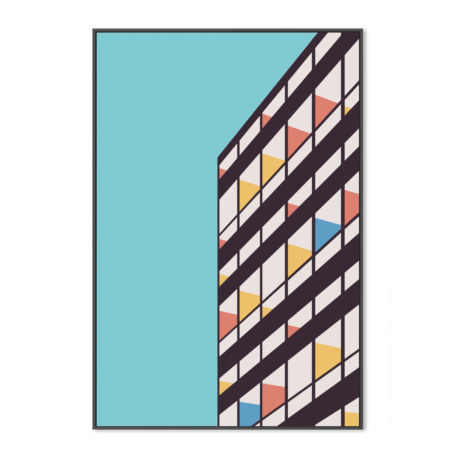 wall-art-print-canvas-poster-framed-Le Corbusier, By Florent Bodart-GIOIA-WALL-ART