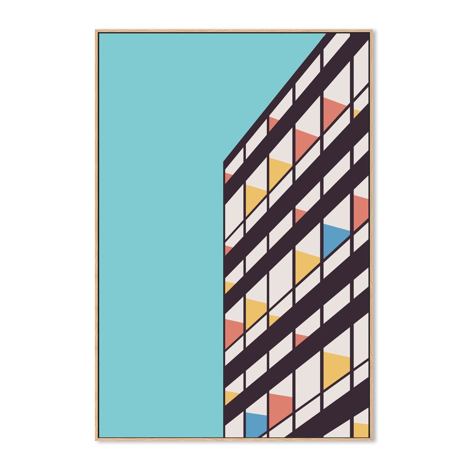 wall-art-print-canvas-poster-framed-Le Corbusier, By Florent Bodart-GIOIA-WALL-ART