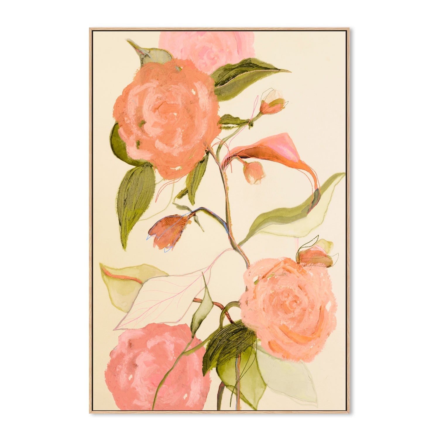 wall-art-print-canvas-poster-framed-Le Lani Rose , By Leigh Viner-4