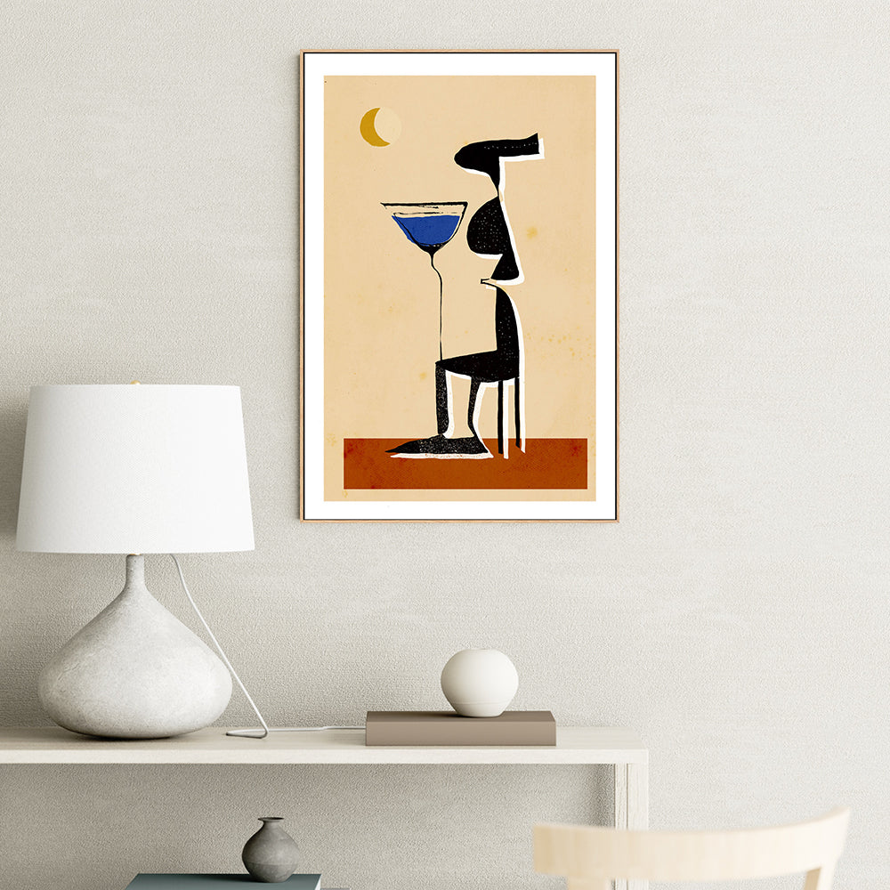 wall-art-print-canvas-poster-framed-Le Monsieur , By Treechild-GIOIA-WALL-ART