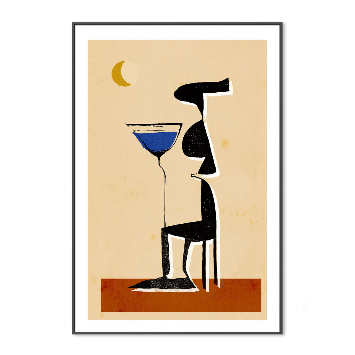 wall-art-print-canvas-poster-framed-Le Monsieur , By Treechild-GIOIA-WALL-ART