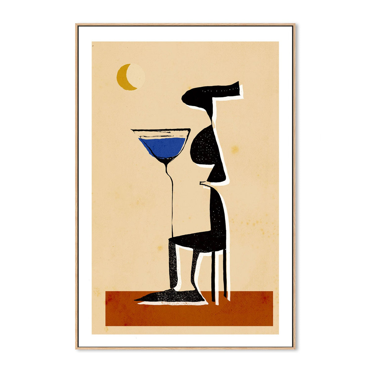 wall-art-print-canvas-poster-framed-Le Monsieur , By Treechild-GIOIA-WALL-ART
