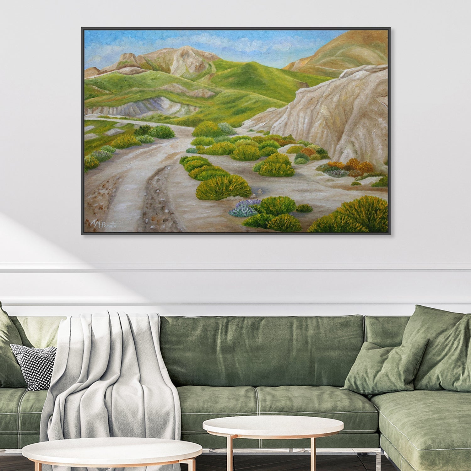 wall-art-print-canvas-poster-framed-Least Walked Tracks , By Angeles M. Pomata-2