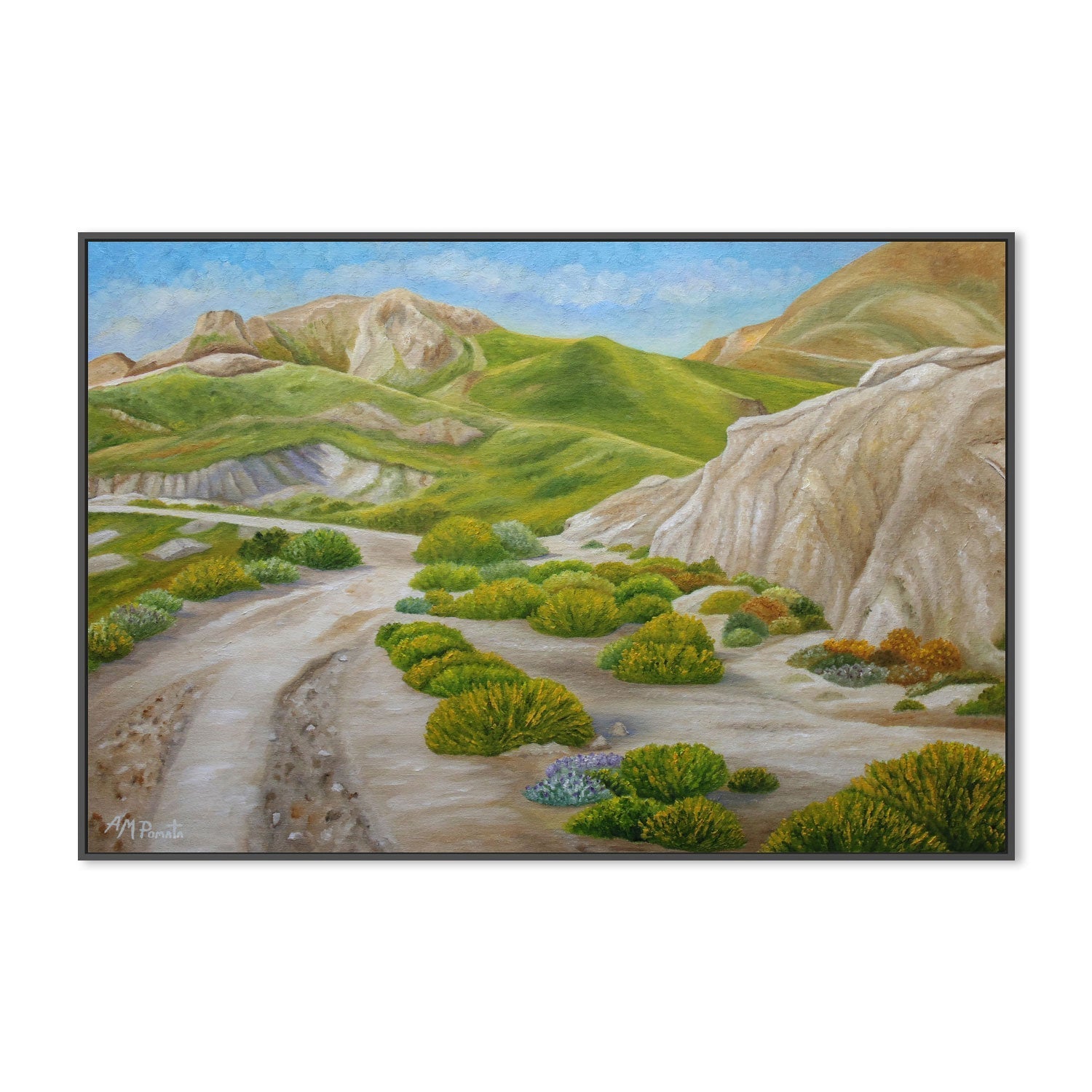 wall-art-print-canvas-poster-framed-Least Walked Tracks , By Angeles M. Pomata-3