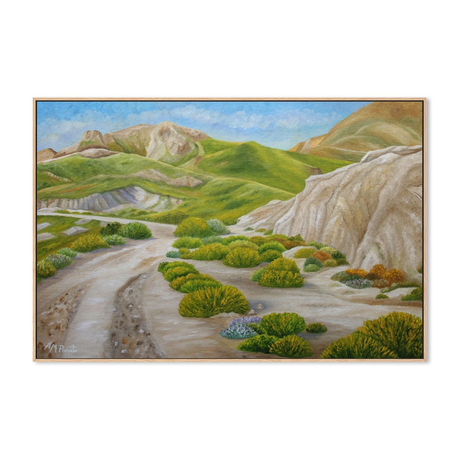 wall-art-print-canvas-poster-framed-Least Walked Tracks , By Angeles M. Pomata-4
