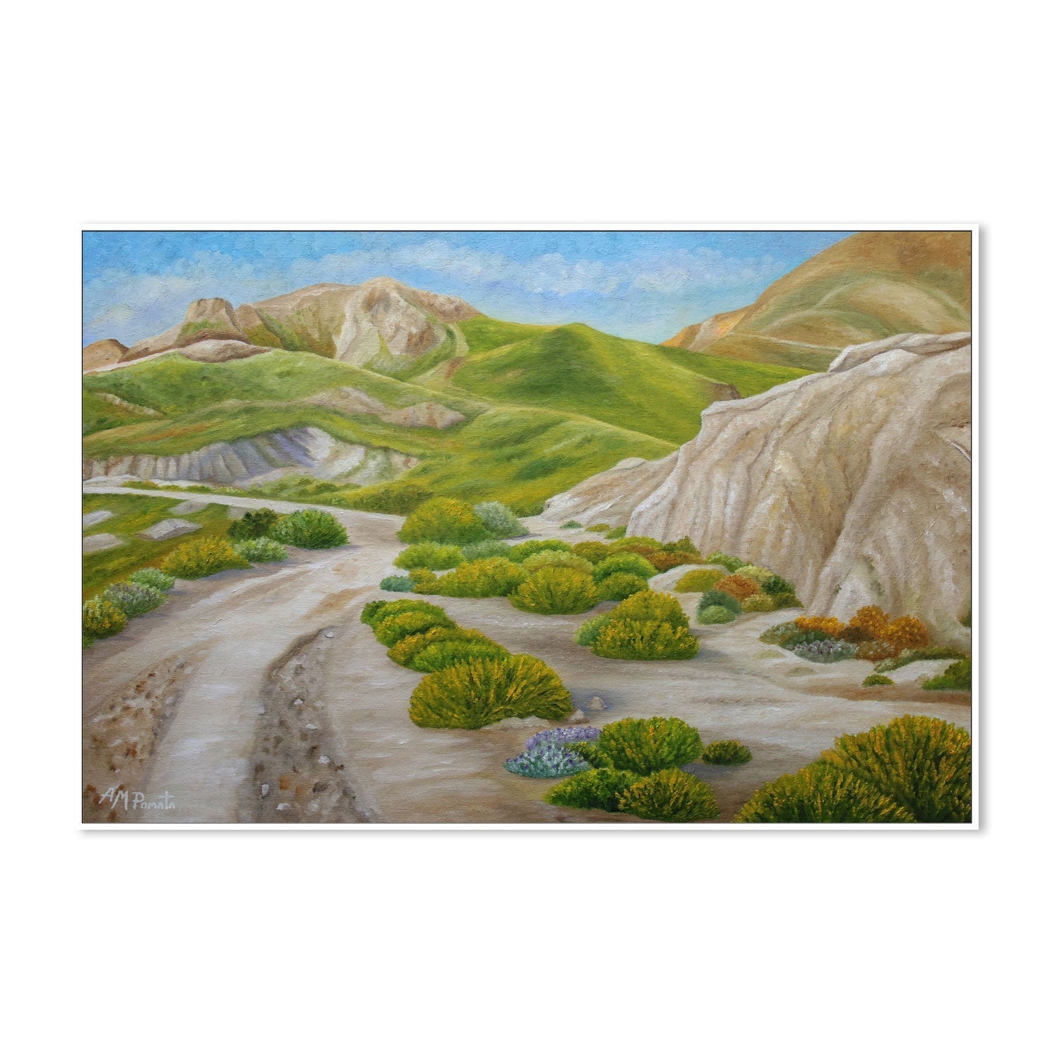 wall-art-print-canvas-poster-framed-Least Walked Tracks , By Angeles M. Pomata-5