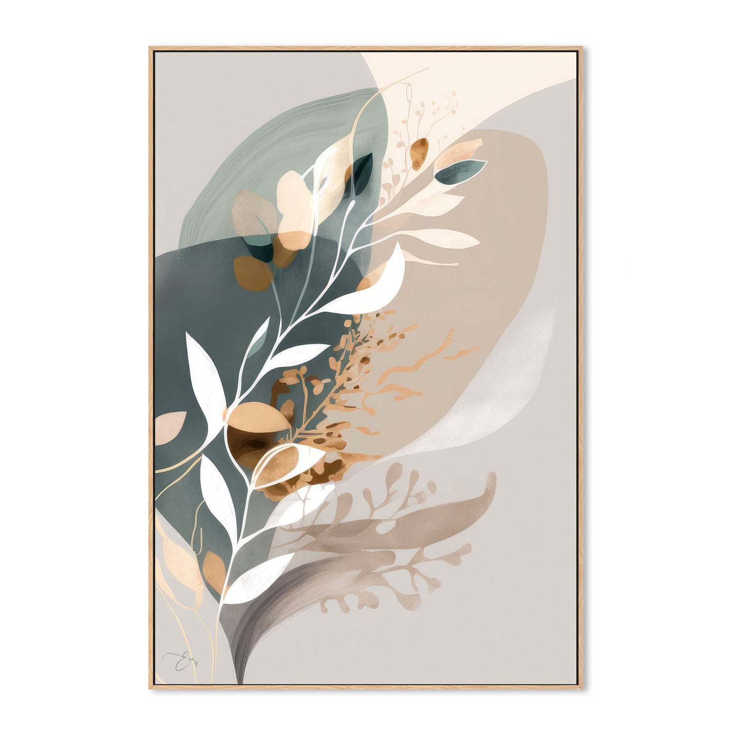 wall-art-print-canvas-poster-framed-Leaves Of Grace , By Bella Eve-GIOIA-WALL-ART