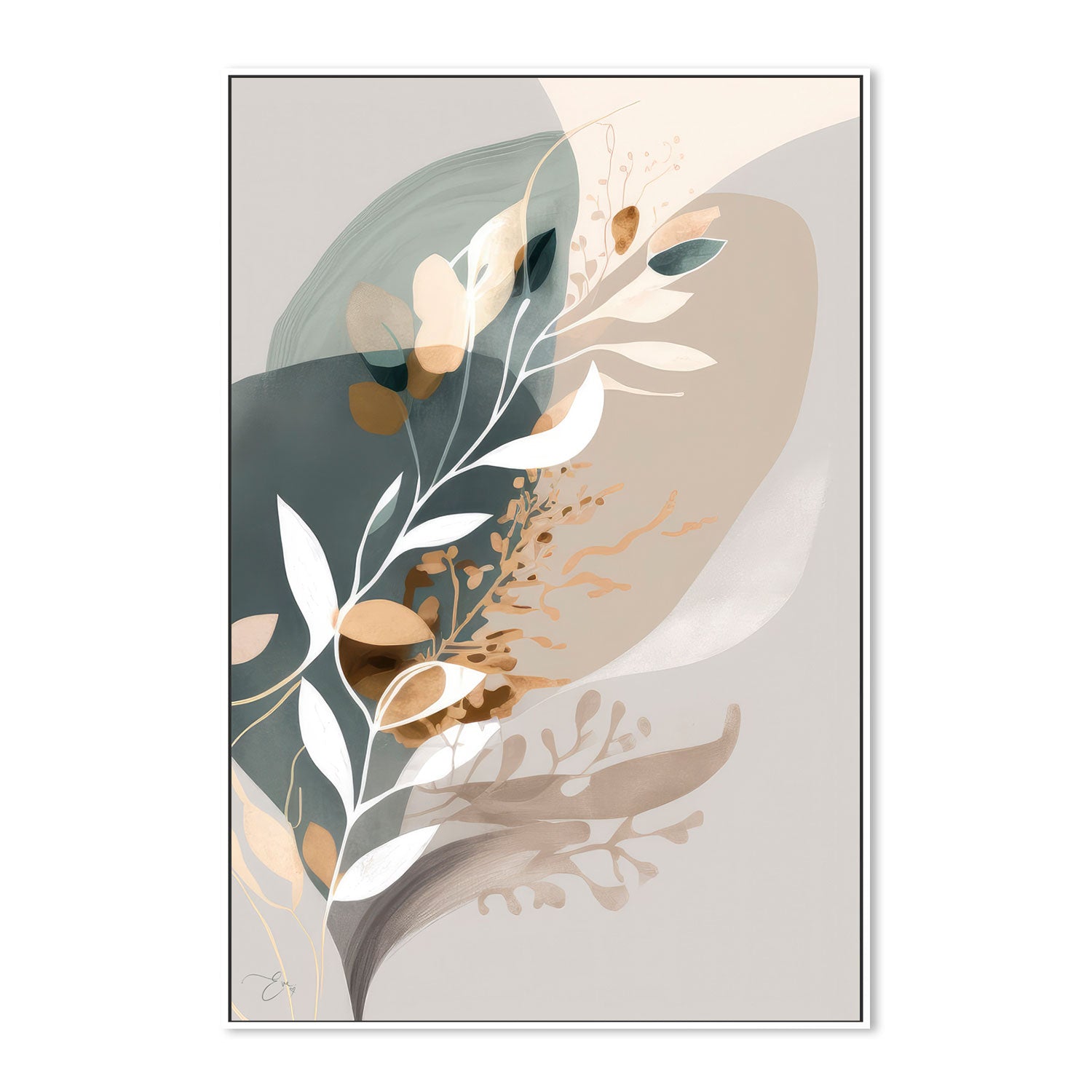 wall-art-print-canvas-poster-framed-Leaves Of Grace , By Bella Eve-GIOIA-WALL-ART